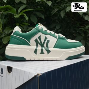 Giày MLB Chunky Liner NY Xanh Lá Trắng