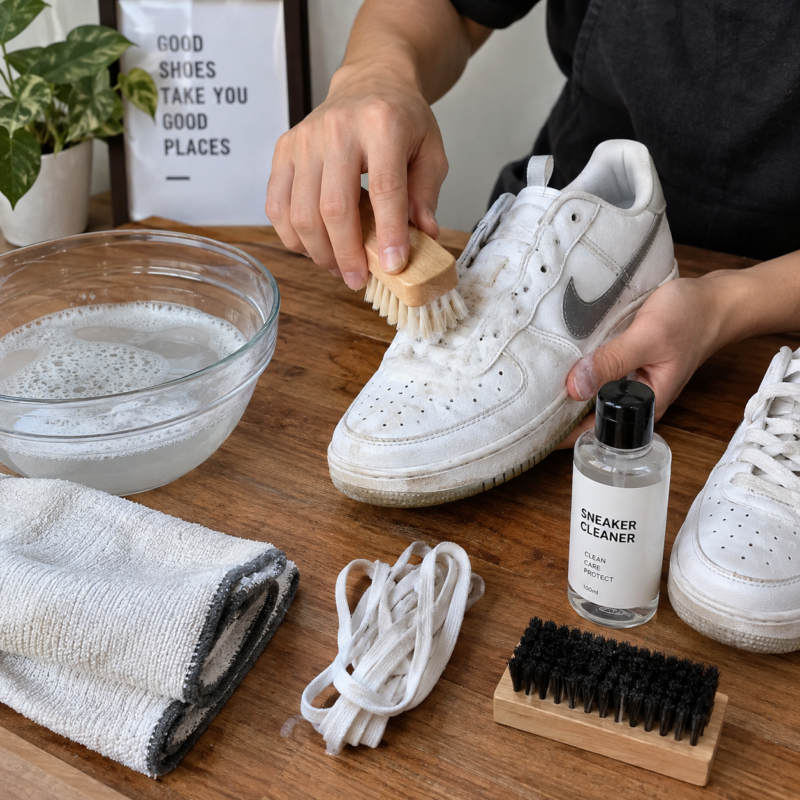 cách vệ sinh giày sneaker